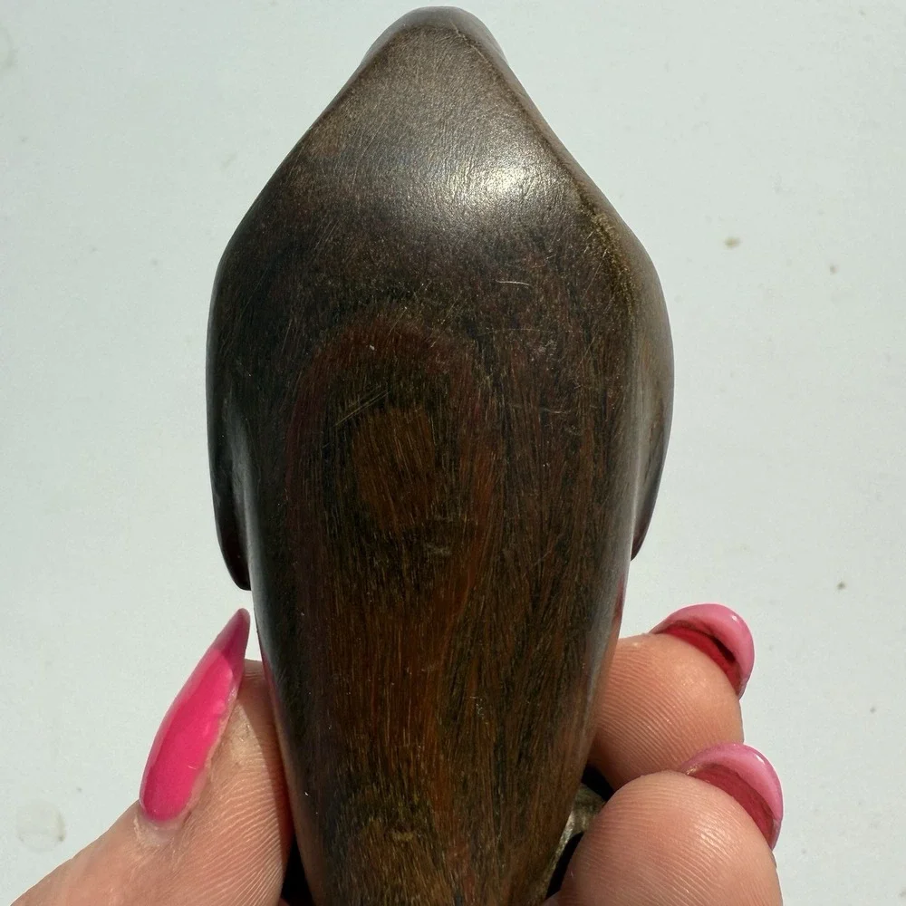 VTG Carved Wood Penguin‎ Ironwood Possibly